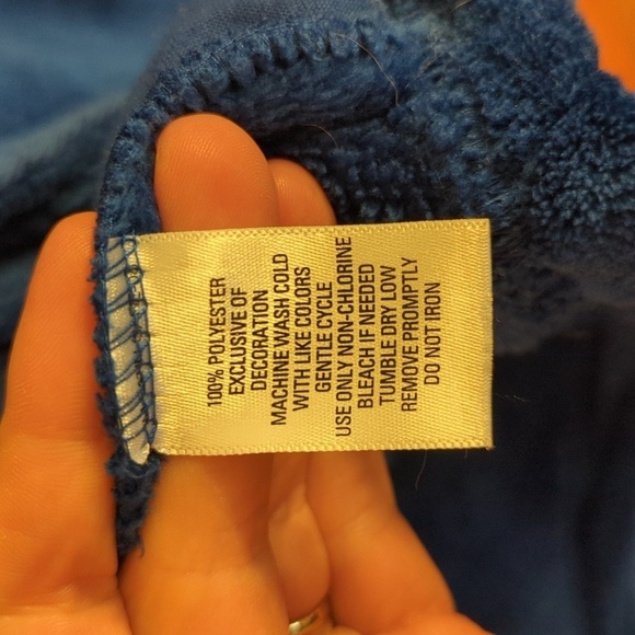 Great Northwest | Royal Blue Zip Up Fleece Jacket Sweater Size M - Picture 7 of 7